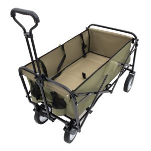 Carrito de carro plegable DB con sistema de flejado para compras, playa, camping, uso general - Product Image 2