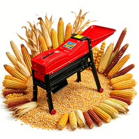 Décortiqueuse de maïs 2,2 kW 13 vitesses pour petits agriculteurs du Malawi, roues robustes, transport facile, CE