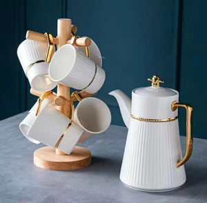 Taza <span class=keywords><strong>de</strong></span> Cerámica <span class=keywords><strong>de</strong></span> Alta Gama Estilo Europeo, Elegante Taza para Agua, Café y Té - Product Image 5