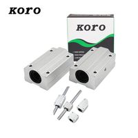 Bloc de guidage long en aluminium P2-P6 SCS6UU SC8LUU SCS8LUU SCS10UU SCS12UU, roulement à billes linéaire pour imprimante 3D CNC