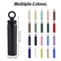 Bouteilles d'eau isothermes en acier inoxydable à double paroi, personnalisées, à large ouverture, 18 oz, 24 oz, 25 oz, 32 oz, pour le sport