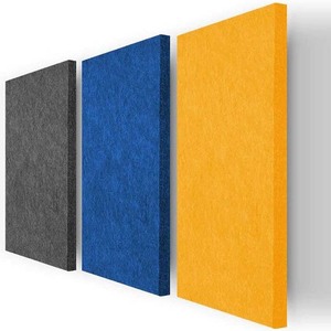 Panneau insonorisant et absorbant le son en feutre de fibre de polyester moderne, ignifuge et écologique, pour murs extérieurs, salons et hôpitaux - Product Image 1