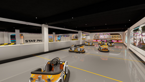 Aire de jeux intérieure multi-activités avec toboggan, parcours <span class=keywords><strong>ninja</strong></span> et karting, en métal galvanisé et jeux souples, capacité 500 kg, pour les 3-15 ans - Product Image 6