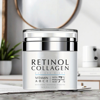 Crème hydratante à la rétinol, à l'acide hyaluronique, aux vitamines B, C et E pour les peaux sensibles, réparation, hydratation, anti-âge, soin du visage pour femmes, jour