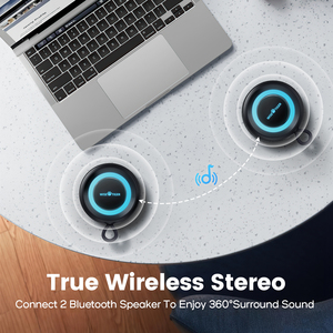 EP-P1S IPX6 Waterproof Bluetooth <strong>Speaker</strong> with TWS Stereo 15W Powerful Sound, Bluetooth 5.3, 12H Playtime - Product Image 5