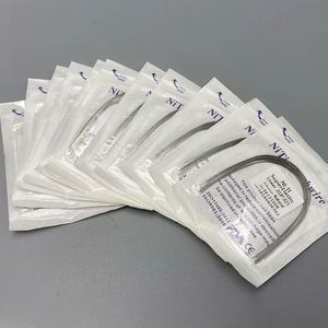 ขายส่งทันตกรรมจัดฟันธรรมชาติรูปแบบกลมสี่เหลี่ยมผืนผ้า NiTi นิกเกิลไทเทเนียมลวดโค้ง - Product Image 5