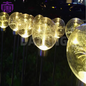 Advanced IP65 Solar LED Ball Spot <b>Light</b> Outdoor Halloween Christmas Lighting Battery Powered Customized Color Garden Decor - Product Image 2