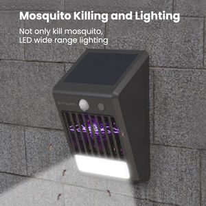 Dayoung 2025 extérieur Rechargeable solaire insecte tueur lampe jardin mural solaire moustique tueur lampe lumière Bug Zapper - Product Image 3