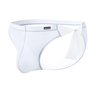 Designer Transparante Mesh Zijlint Bikini Slips Laagbouw Bult Zakje Sexy Gay Ropa Interieur Sexy Hombre Mannen Ondergoed