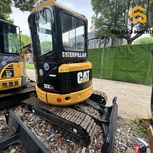 Transport puissant et économe en carburant, pelle rétrocaveuse sur chenilles Caterpillar CAT303 d'occasion de 3 tonnes pour usage agricole et domestique - Product Image 2