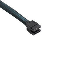 Câble de données SATA3.0 6 Gbps 7 broches vers 7 broches, tressé en nylon, type droit, pour HDD et SSD