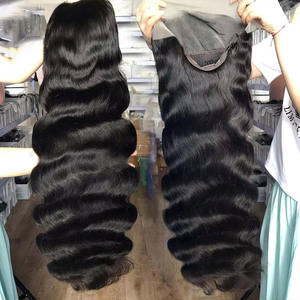 Perruque vietnamienne brute cheveux humains vague de corps dentelle frontale perruques cheveux humains vente en gros sans colle HD dentelle frontale perruques pour les femmes noires - Product Image 2