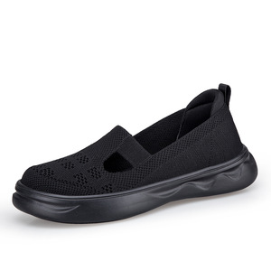 Chaussures de marche en maille pour femmes, légères et respirantes, à enfiler, semelle EVA, chaussures de fitness pour l'été - Product Image 5
