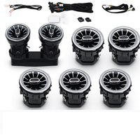 Kit d'éclairage d'ambiance LED 64 couleurs 12V 10W pour grille d'aération intérieure W213 W205 X253 W222, rétrofit de grille d'aération turbine