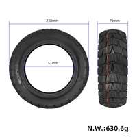 Kit de pneu tout-terrain 255*80 et chambre à air renforcée 10*2.5 pour trottinette électrique Zero 10, pneu tubulaire 255x80, pneu extérieur