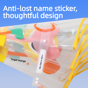 <span class=keywords><strong>Parapluie</strong></span> <span class=keywords><strong>transparent</strong></span> en PVC pour enfants avec logo personnalisé OEM, 6 baleines, pointe ronde, poignée en J, motif dessin animé, long manche, pour l'école, marque - Product Image 4