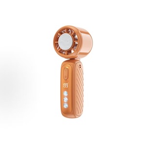 Ice Compress Cooling Handheld Fan, Foldable Turbo Powerful Airflow, <b>USB</b> Rechargeable Durable <b>Mini</b> Fan for Desktop & Outdoor - Product Image 3