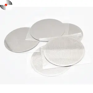 Precision micro stainless steel chemical etching metal coffee filter disc according to drawing