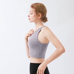 Venta al por mayor Sexy Gym Bras <span class=keywords><strong>XL</strong></span> Tallas grandes <span class=keywords><strong>Sujetador</strong></span> <span class=keywords><strong>deportivo</strong></span> de alto impacto Transpirable Crop Top para las mujeres Ropa de entrenamiento Fitness - Product Image 5