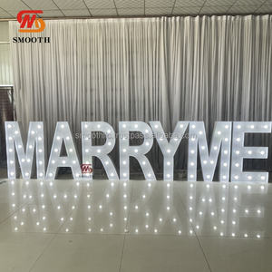 Letras Decorativas Luminosas SMOOTH, Letras de Marquesina con la Frase '¿Te Casas Conmigo?', Decoración de Boda, Letras Grandes, Números Gigantes Iluminados - Product Image 2