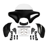 XF290601-SET-T Carénage Batwing Pare-brise Compatible avec Harley Road King Softail Heritage Classic