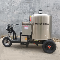 Nouvelle machine d'alimentation mobile en acier inoxydable ZHENWAY pour bétail, mélange et distribution automatisés des aliments pour fermes avicoles/porcines, garantie 1 an