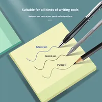 LANYUE PET - Notes autocollantes magnétiques transparentes - Étiquettes réutilisables - 50 feuilles - Papier à notes pour étudiants - Autocollants mémo imperméables