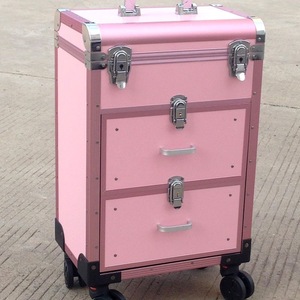 Maletín de Maquillaje Profesional LE, Maleta de Viaje con Ruedas de Gran Capacidad, Estuche Cosmético, Maletín con Ruedas para Belleza, Uñas, Tatuajes y Manicura - Product Image 3