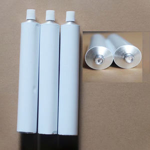 Tube de crème pour les mains vide en aluminium avec logo personnalisé WBG - Product Image 4