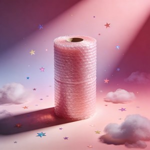 Rouleau de film à bulles <span class=keywords><strong>antistatique</strong></span> rose en PE écologique pour emballage protecteur ESD - Product Image 4