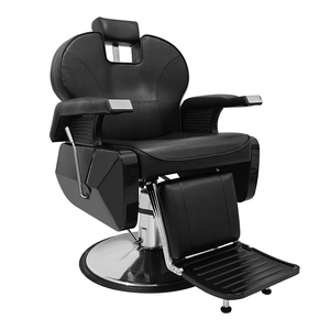 Sillón de Barbero Profesional de Lujo al por Mayor, Muebles de Salón Duraderos con Bomba Hidráulica Reclinable de Cuero Sintético para Barbería - Product Image 2