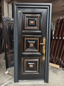<span class=keywords><strong>Puerta</strong></span> de Entrada de Acero con Diseño de Cobre, Estilo Más Vendido en África 2026 - Product Image 2