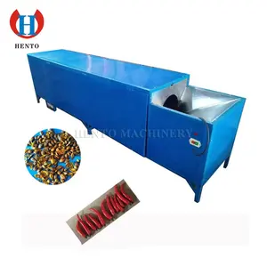 HENTO Factory Chili Root Cutting Machine / Dried Pepper Stem Remover Machine / Red Pepper Chili Root Tail Destemmer Machine