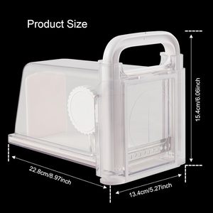 Râpe à fromage 4-en-1 avec poignée, accessoires pour fils et lames, stockage instantané au réfrigérateur pour blocs jusqu'à 2 lb - Product Image 2