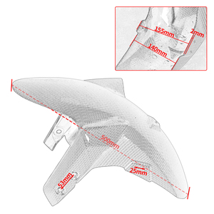 XXUN accesorios de la motocicleta guardabarros Extender para Yamaha <span class=keywords><strong>MT</strong></span> <span class=keywords><strong>09</strong></span> MT09 <span class=keywords><strong>MT</strong></span>-<span class=keywords><strong>09</strong></span> 2013-2020 <span class=keywords><strong>Tracer</strong></span> <span class=keywords><strong>900</strong></span>, 2015-2020 - Product Image 6