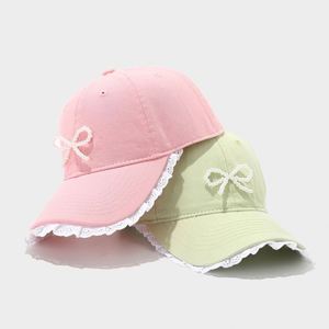 Casquettes de baseball pour femmes, sportives, neuves, à visière en dentelle, avec nœud en perles, à dessus souple - Product Image 3