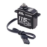 Servo RC Mini AGFRC SA30BHM 8.4V HV 0.060s 11.5kg con Engranajes de Acero y Motor sin Escobillas para Autos Pan Car a Escala 1/12
