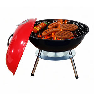 Barbecue au <span class=keywords><strong>charbon</strong></span> <span class=keywords><strong>de</strong></span> <span class=keywords><strong>bois</strong></span> d'extérieur en acier inoxydable thermolaqué <span class=keywords><strong>de</strong></span> haute qualité avec logo personnalisé, facile à nettoyer, idéal pour les promotions - Product Image 3