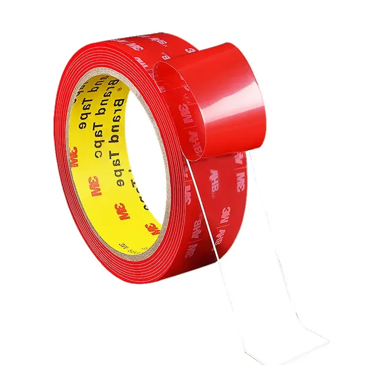 3 M VHB Tape 4910 4910F Transparent Clear Double Sided 5M Acrylic Foam Heavy Duty Mounting for Automotive Adhesion tape Rolls