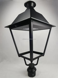 Lampe de jardin à détecteur de mouvement 80W, lanterne de parc municipal, éclairage de boulevard résidentiel, capteur photocellule, noir, garantie 5 ans, authentique - Product Image 2