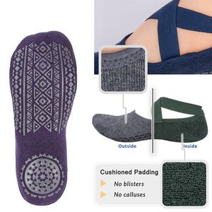 Non-Slip Pure Barre Ballet <b>Socks</b> Pilates Custom Logo Anti Slip Yoga <b>Socks</b> for Women - Product Image 5