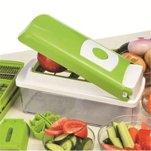 Multifunzione 12 pezzi taglierina verdura Gadget da cucina eco-friendly per uso domestico affettatrice grattugia di patate popolare frutta verdura - Product Image 2