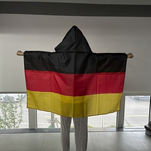 Drapeau national pour événements sportifs de football avec chapeau et <span class=keywords><strong>gants</strong></span>, cape de fête, châle de supporter, drapeau corporel 90x150cm - Product Image 4