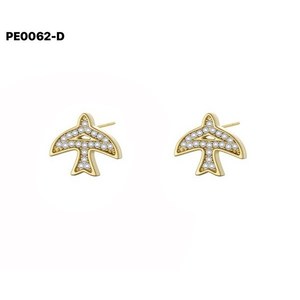 Boucles d'oreilles Amy Amy Arrow avec zircone pour femmes, bijoux minimalistes à porter au quotidien, PE0062 - Product Image 2