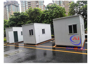 Cabina de seguridad de estilo tradicional personalizada, estructura de acero de Color con cerradura, cabina de protección impermeable con ruedas para venta de apartamento - Product Image 4