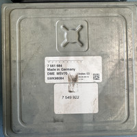 Módulo de unidad de Control de motor ECM ECU 7604842 DEM MSV90 de segunda mano ordenador PCM para BMW 520 525 pieza de coche de desmontaje usada