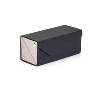 Organisateur de lunettes de soleil pliable de voyage à 2 emplacements, étui portable pour lunettes, boîte de rangement multiple, sac pour lunettes