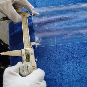 Tubos transparentes do quartzo do silicone fundido vidro resistente ao calor personalizado do tamanho - Product Image 4