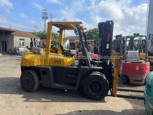 Japan Original TCM 7 Ton Powered <b>Pallet</b> Truck Model TCM 70 Diesel 4x4 Drive Offroad Good Performance Low Price <b>Used</b> 1 Year - Product Image 5