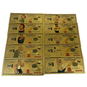 Envío Gratis, Tarjeta de Personaje de Anime de la Familia Simpson, Billete de Plástico Chapado en Oro de 24k para Colección o Regalo - Product Image 1